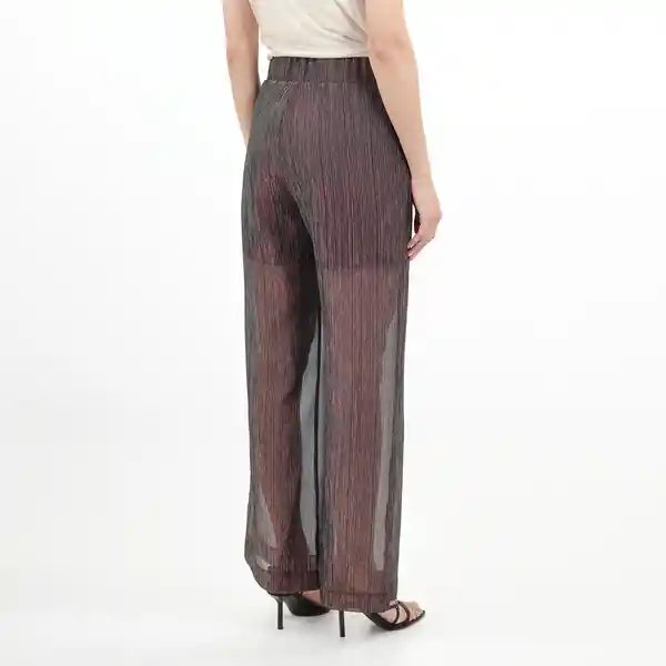 Pantalón Tiro Alto Bota Flare Negro Talla 10 - 587297