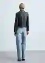 Chaqueta Moto Negro Talla 28 Mujer Mango