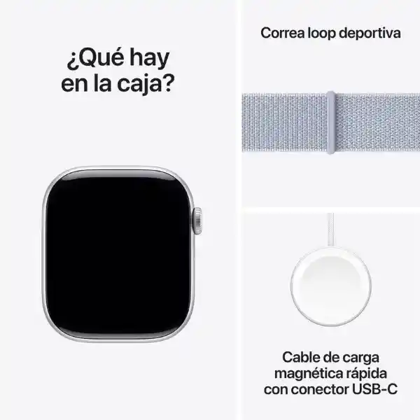 Apple Watch Series 10 Gps Silver Aluminium Sport Loop 42 mm
