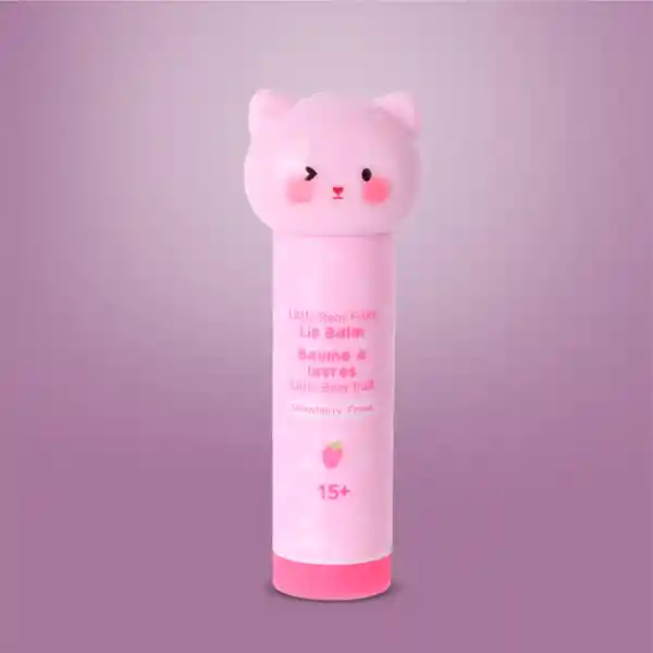 Bálsamo Labial Serie Little Bear Fruit Sabor a Fresa Miniso
