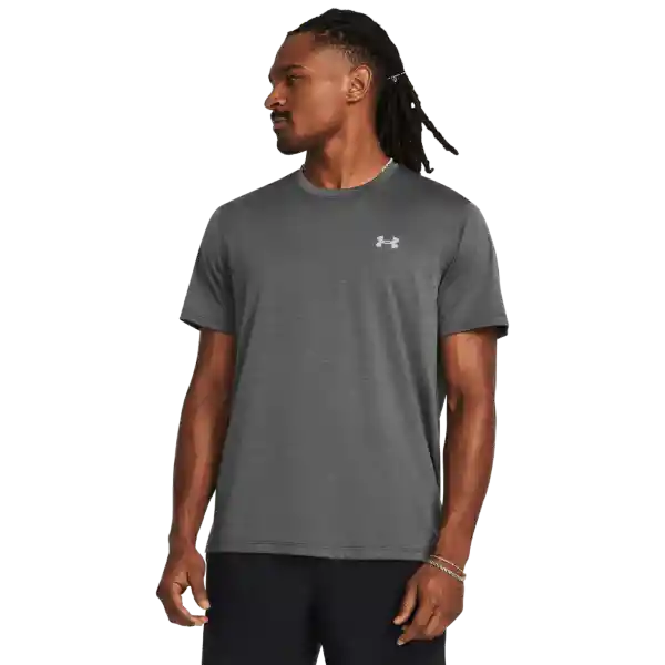 Under Armour Camiseta Streaker Tee Hombre Gris LG 1382582-025