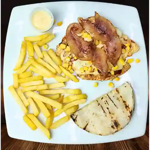 Asado de Media Pechuga Gratinada
