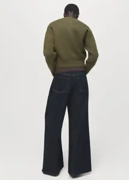 Chaqueta Felipe Khaki Talla 18 Mujer Mango