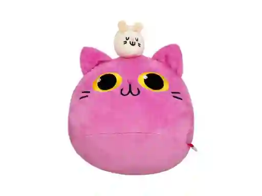 Cojín Animal y Mascota Gato Rosa Casaideas