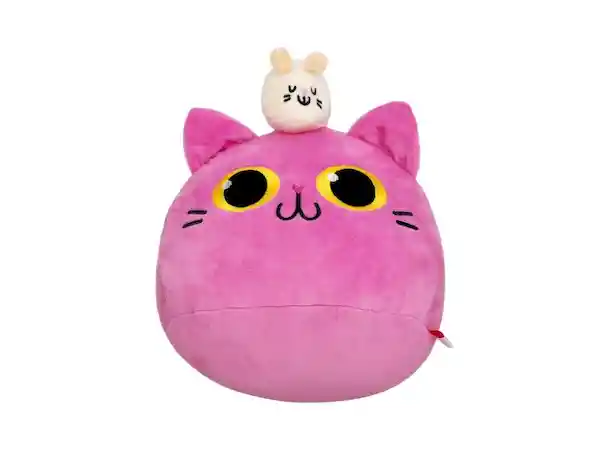 Cojín Animal y Mascota Gato Rosa Casaideas