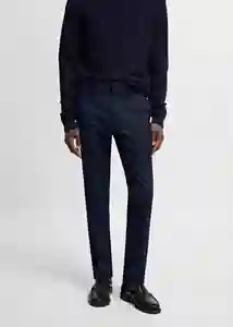 Pantalón París Marino Talla 36 Hombre Mango