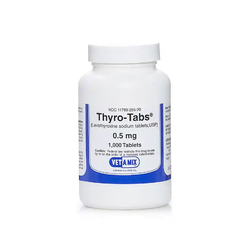 Thyro Tabs - 0.5 Mg X 120 Tabletas