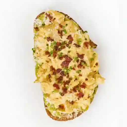 Eggs and avocado toast