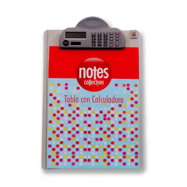 Notes Collection Tabla Con Calculadora X1 Nc