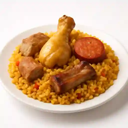 Arroz para 2 cuatro carnes