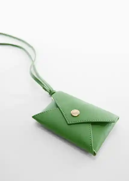 Monedero P Pill Verde Talla 99 Mujer Mango