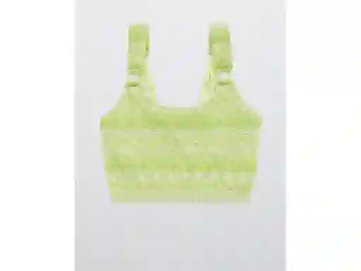 American Eagle Bralette Sin Costura Menta Vibrante Small