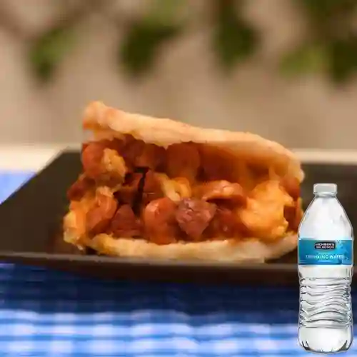 Combo Arepa Ranchera + Agua 600 ml
