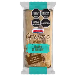 Artesano Ponqué Relleno Arequipe 380 G