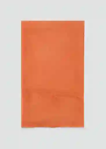 Fular Spiagia Terracota Talla 99 Mujer Mango