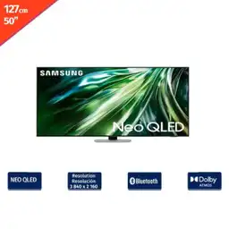 Samsung Televisor NEO QLED 4K de 127 cm QN50QN90DAKXZL