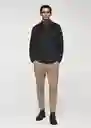 Pantalón Murlo Beige Talla 46 Hombre Mango