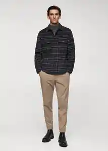 Pantalón Murlo Beige Talla 46 Hombre Mango