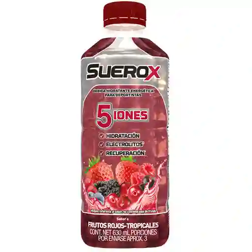 Suerox Frutos Rojos Con 5 Iones