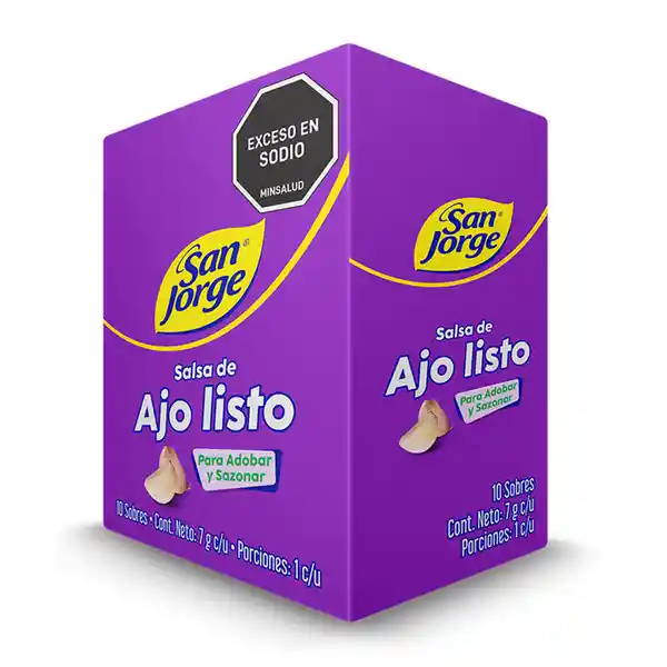 Salsa de Ajo San Jorge Sobre x 7gr Display x 10