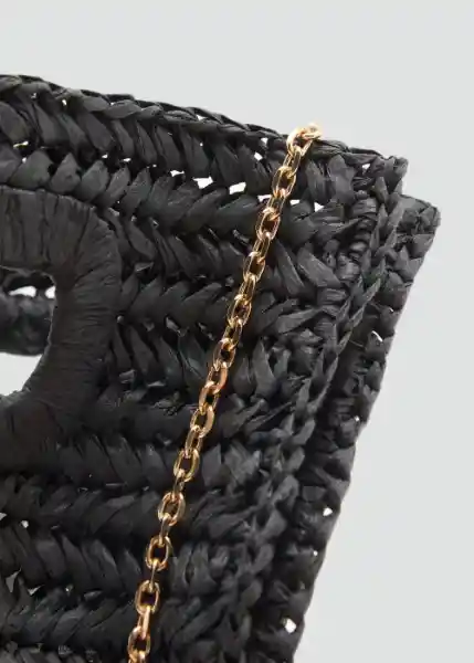 Bolso P Holbox Negro Talla 99 Mujer Mango