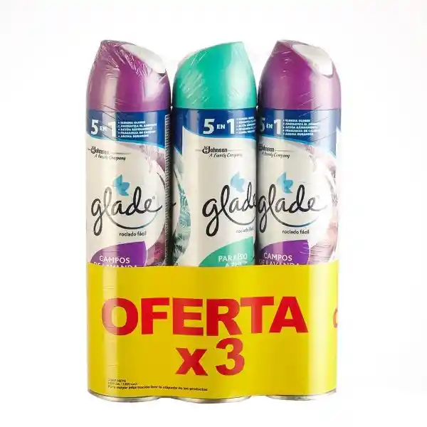 Glade Ambientador Surtido Aerosol