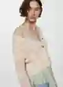 Chaqueta Cárdigan Sito Arena Talla S Mujer Mango