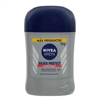 Nivea Men Desodorante en Barra Antibacterial Silver Protect 