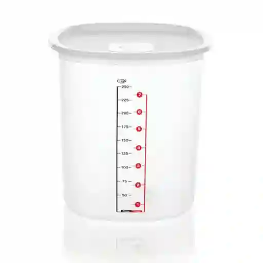 Estra Recipiente Cuadrado Linea Blanca 9 L