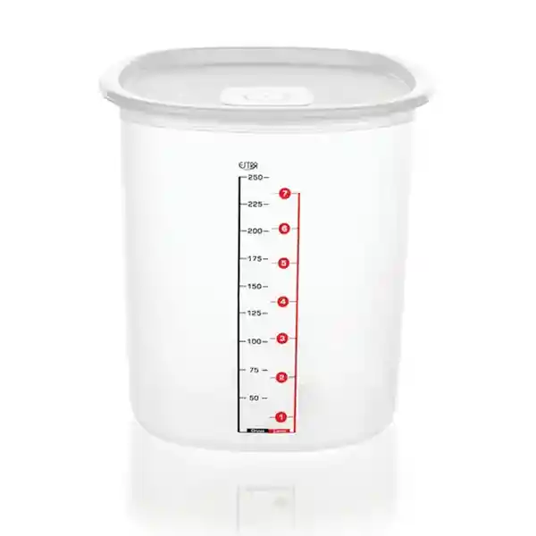 Estra Recipiente Cuadrado Linea Blanca 9 L