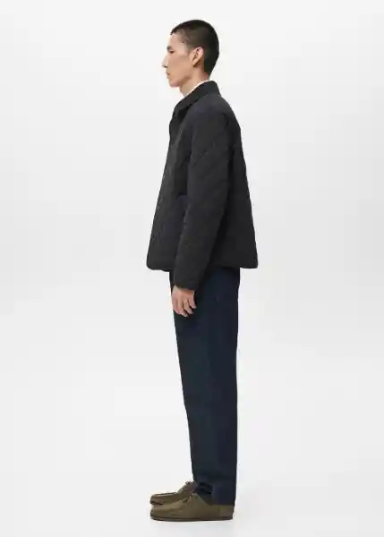 Chaqueta Gabriel Negro Talla S Hombre Mango