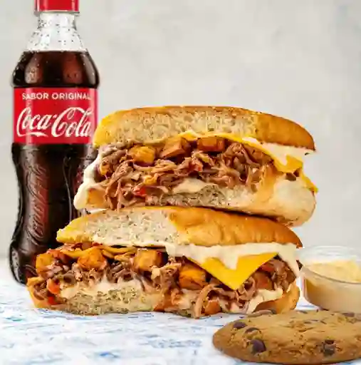 Desmechao' + Galleta + Bebida