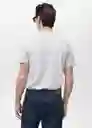 Camiseta Cherlo Azul Talla L Hombre Mango