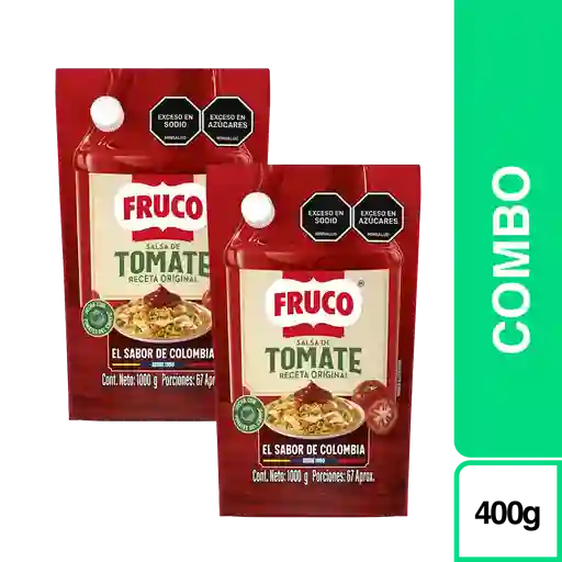 2 x Salsa de Tomate Fruco 400 g
