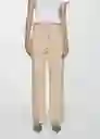 Pantalón Suki Arena Talla L Mujer Mango