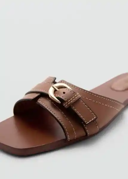 Sandalias Dango Cuero Talla 41 Mujer Mango