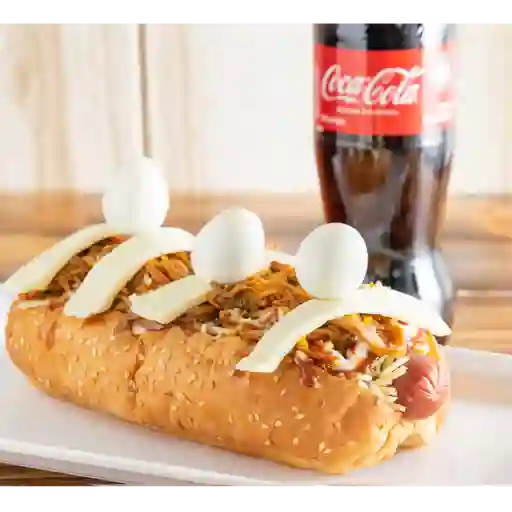 Combo hot dog super