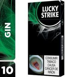 Cigarrillo Cartón De Lucky Strike Gin Xl 10