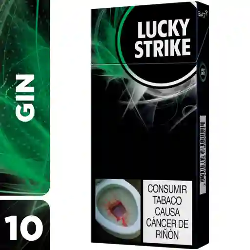 Cigarrillo Cartón De Lucky Strike Gin Xl 10