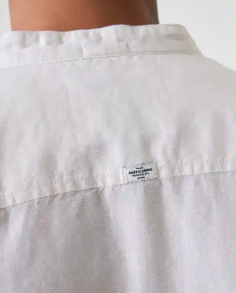 Camisa Hombre Crudo Talla L 812G500_CRU120105 Americanino