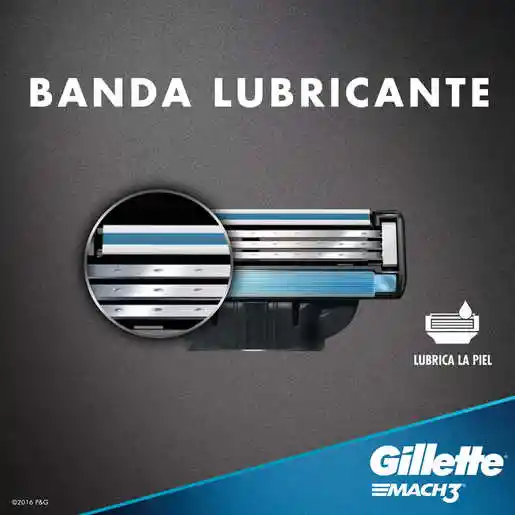 Gillette Repuesto para Maquina de Afeitar Mach3
