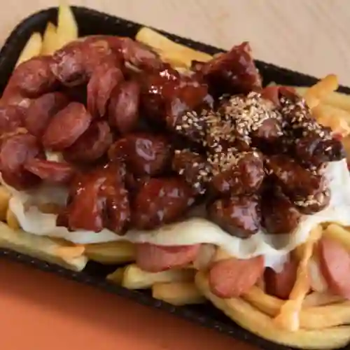 Salchipapa Triple
