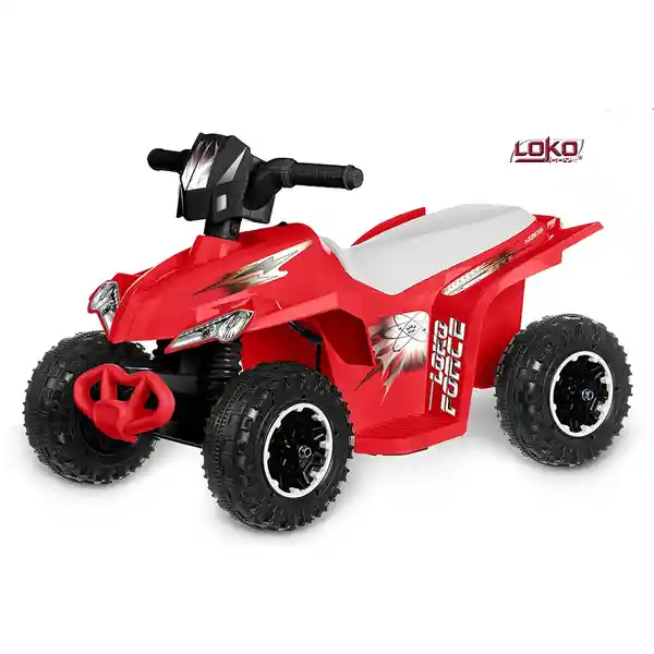 Loko Moto Toys R-Quad Roja 4 Ruedas Batería 1 x 6 Voltios