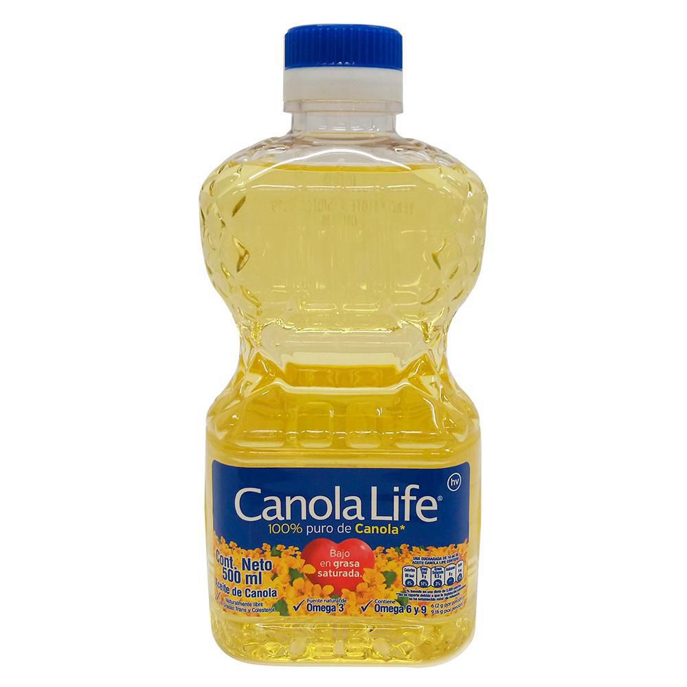 Canola Life Aceite Bajo en Grasa 500 ml