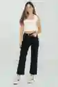 Top Mocha Color Blanco Crudo Talla XS Ragged