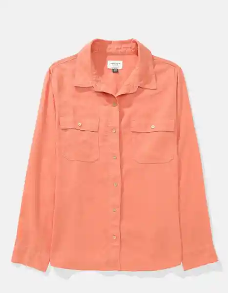 Camisa Mujer Naranja Talla: MEDIUM 6127800 American Eagle