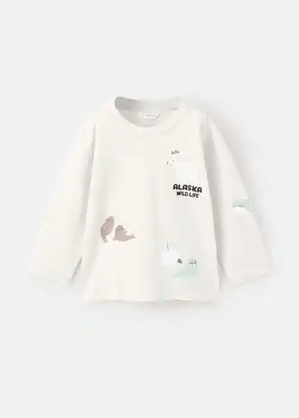 Camiseta Alaska Hielo Talla 66 Niños Mango