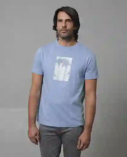 Camiseta Hombre Azul Talla S 109G005_AZU164408 Rifle