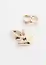 Pendientes Beso Oro Talla 99 Mujer Mango