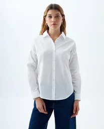 Camisa Mujer Beige Talla L 610F000_BLA114001 Chevignon